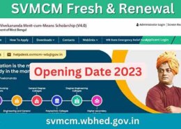 Swami Vivekananda Scholarship 2023 Opening Date (Fresh/Renewal)